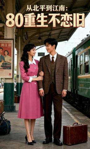 短剧《从北平到江南：80 重生不恋旧》海报
