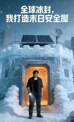 短剧《全球冰封，我打造了末日安全屋!》海报