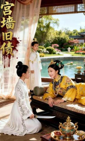 短剧《宫墙旧债》海报