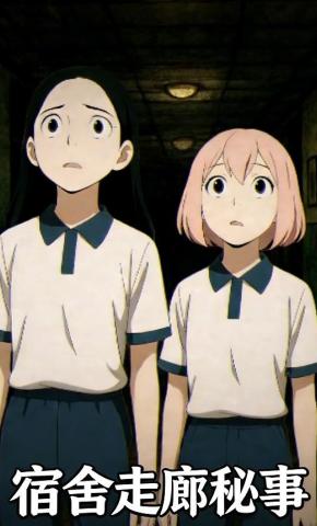 短剧《宿舍走廊秘事》海报