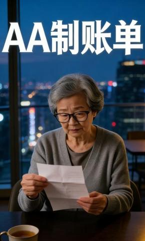 短剧《AA制账单》海报