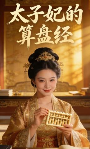 短剧《太子妃的算盘经》海报