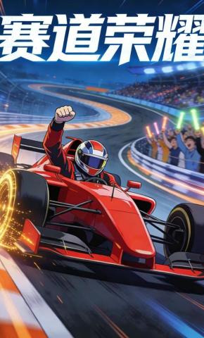 短剧《赛道荣耀》海报