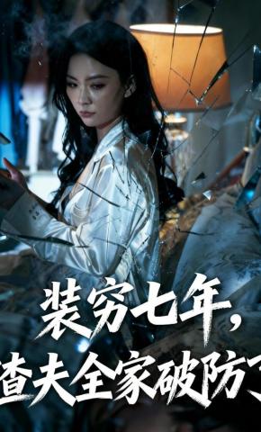 短剧《装穷七年，渣夫全家破防了》海报