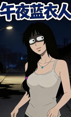 短剧《午夜蓝衣人》海报