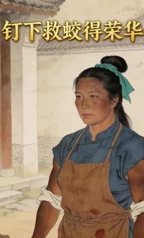 短剧《钉下救蛟得荣华》海报
