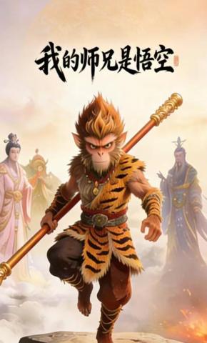 短剧《我的师兄是悟空》海报