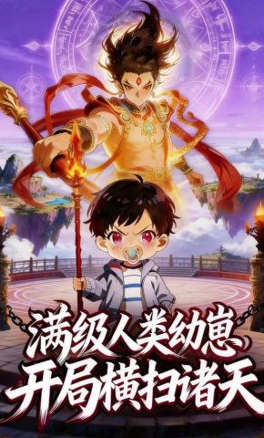 短剧《满级人类幼崽，开局横扫诸天》海报