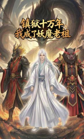 短剧《镇狱十万年，我成了妖魔老祖》海报