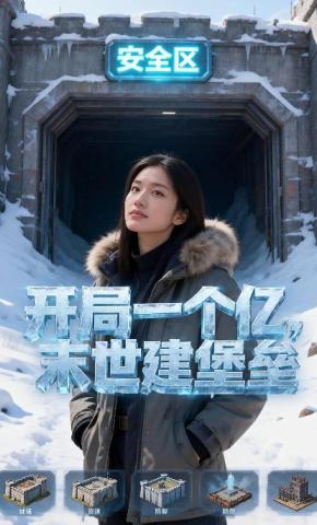 短剧《开局一个亿，末世建堡垒》海报