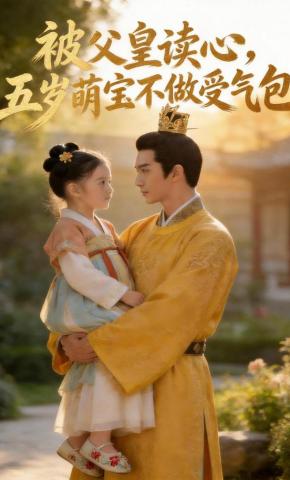 短剧《被父皇读心，五岁萌宝不做受气包》海报