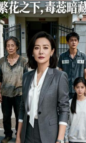 短剧《繁花之下，毒蕊暗藏》海报