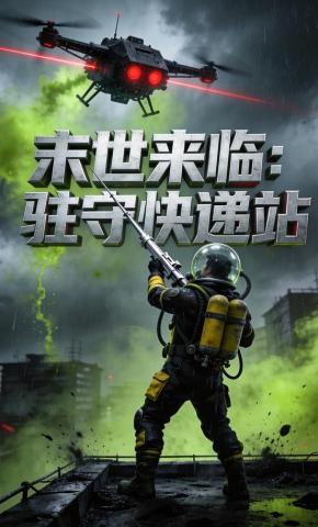 短剧《末世来临：驻守快递站》海报