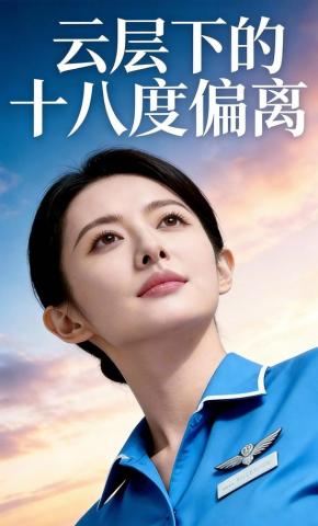 短剧《云层下的十八度偏离》海报