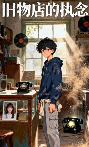 短剧《旧物店的执念》海报
