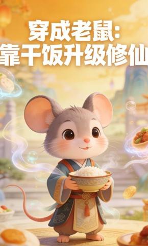 短剧《穿成老鼠：靠干饭升级修仙》海报