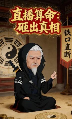 短剧《直播算命：砸出真相》海报