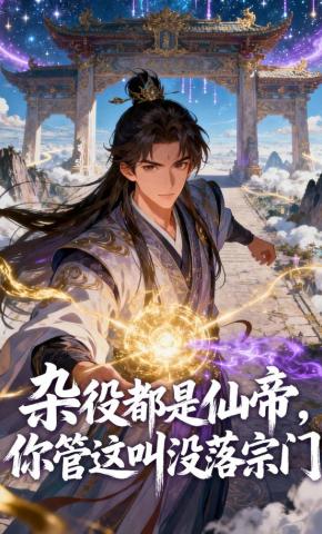 短剧《杂役都是仙帝，你管这叫没落宗门》海报