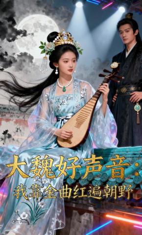 短剧《大魏好声音：我靠金曲红遍朝野》海报