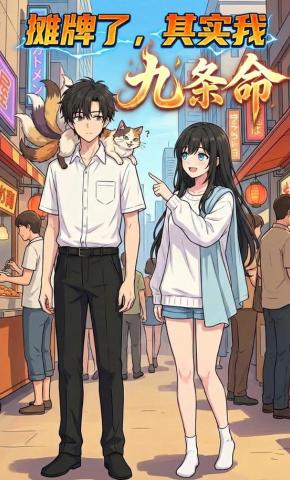 短剧《摊牌了，其实我九条命》海报