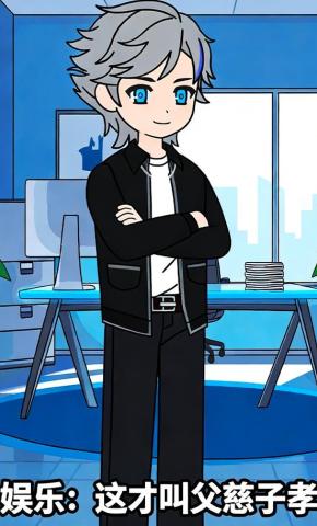 短剧《娱乐：这才叫父慈子孝》海报