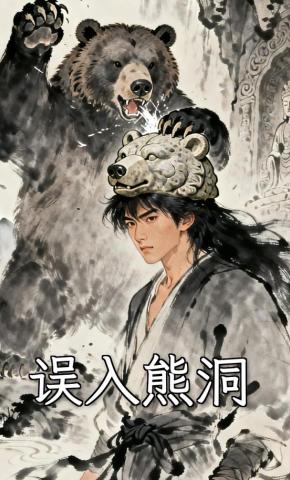 短剧《误入熊洞》海报