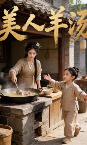 短剧《美人羊汤》海报