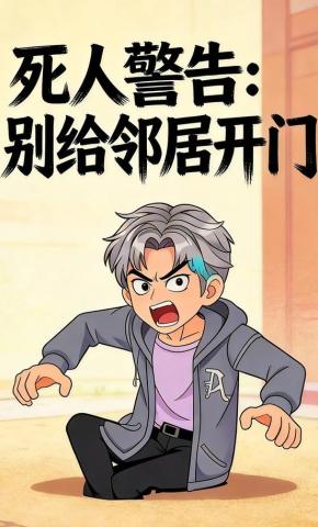 短剧《死人警告：别给邻居开门》海报