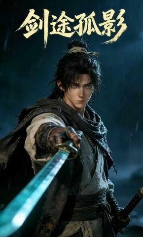 短剧《剑途孤影》海报