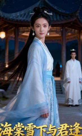 短剧《海棠雪下与君逢》海报