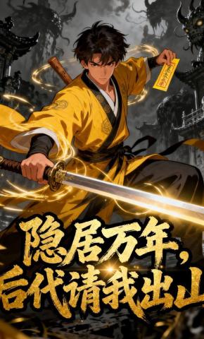 短剧《隐居万年，后代请我出山》海报