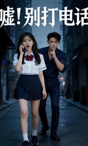 短剧《嘘，别打电话》海报