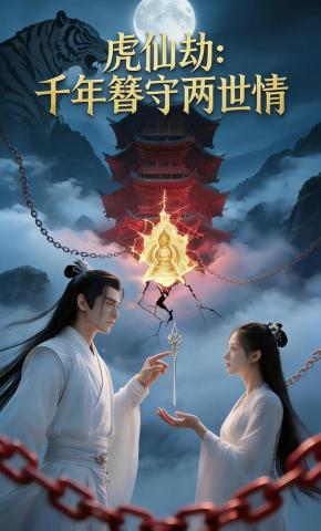短剧《虎仙劫：千年簪守两世情》海报