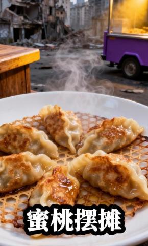 短剧《蜜桃摆摊》海报