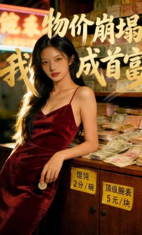 短剧《物价崩塌我成首富》海报