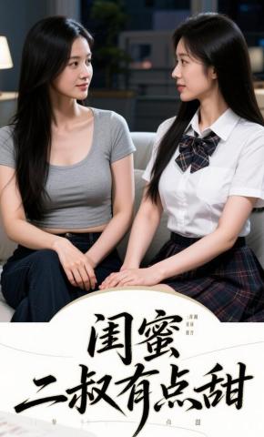 短剧《闺蜜二叔有点甜》海报