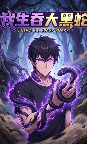 短剧《我生吞大黑蛇》海报