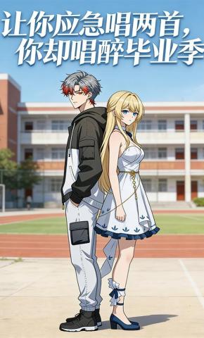 短剧《让你应急唱两首，你却唱醉毕业季》海报