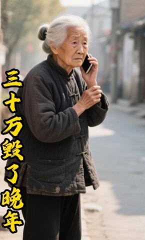 短剧《三十万毁了晚年》海报