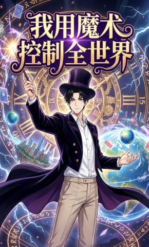 短剧《我用魔术控制全世界》海报