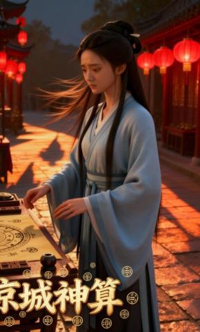 短剧《京城神算》海报