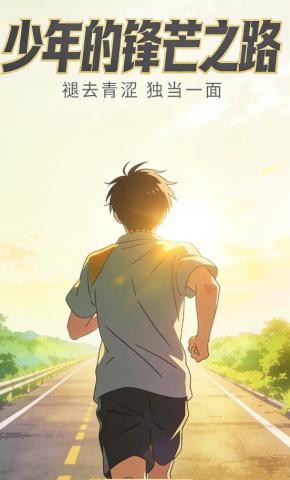 短剧《少年的锋芒之路》海报