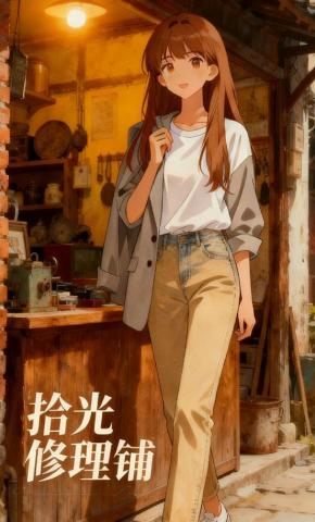 短剧《拾光修理铺》海报