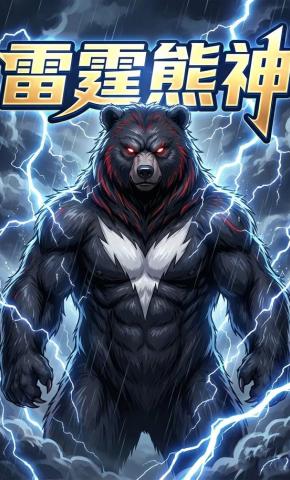 短剧《雷霆熊神》海报
