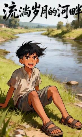 短剧《流淌岁月的河畔》海报