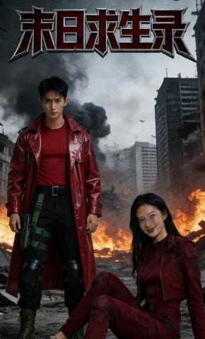 短剧《末日求生录》海报