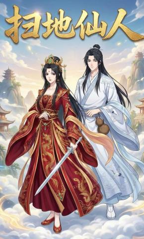 短剧《扫地仙人》海报