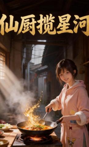 短剧《仙厨揽星河》海报