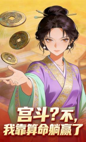 短剧《宫斗？不，我靠算命躺赢了》海报