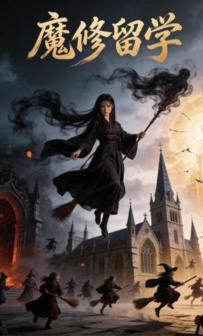 短剧《魔修留学》海报